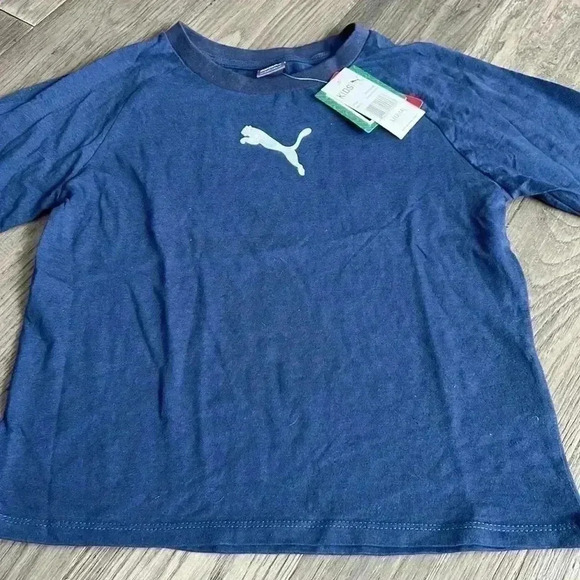 🌸4/$30🌸✨🆕puma🆕✨ | Blue Puma t-shirt - Picture 2 of 8